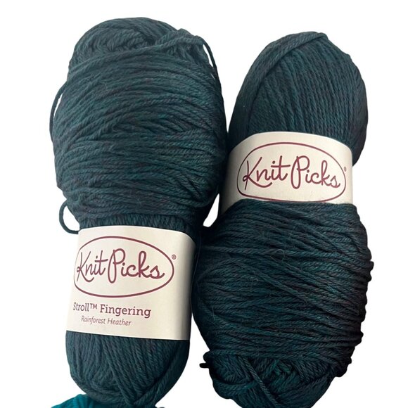 Mixed Lot 14 Skeins Knit Picks Yarn Stroll Fingering Essential Tweed Multicolors - Picture 11 of 16